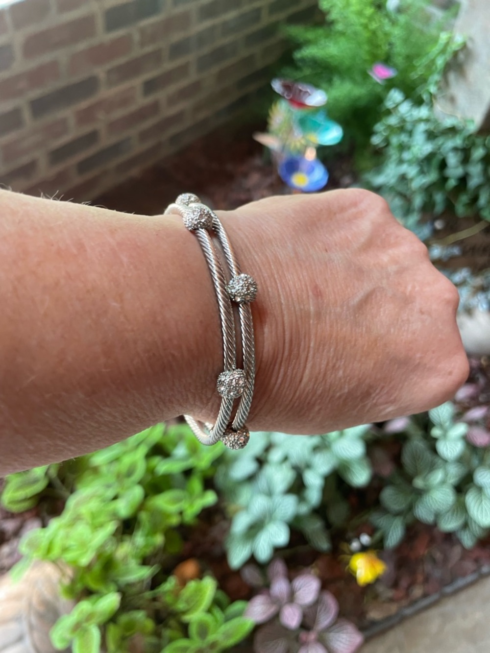 Crystal Double Rope Cuff - Picture 10 of 10